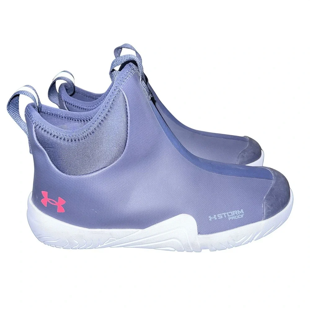 Under Armour‎ Charged Shoreman Deck Storm Proof Mens Navy Blue Boots Size 8 NEW